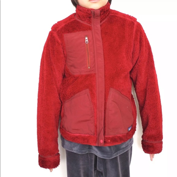 Patagonia Red Reversible Fleece Jacket Sz XS - Picture 3 of 12